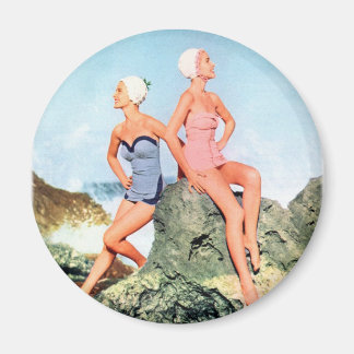 Íman Retro-Mulheres, Fatos de Natação e Bonés também!