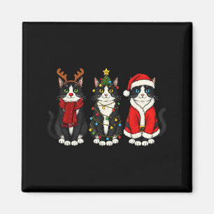 Íman Retro Natal Gato Smoking Papai Noel Rena