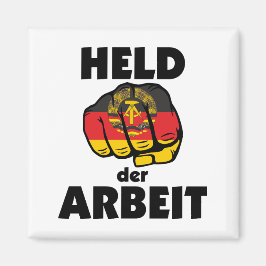 Íman Retro Ostalgie DDR Held der Arbeit