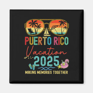 Íman Retro Porto Rico Férias 2025 Memórias Corresponden