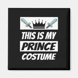 Íman Retro Prince Costume Dia de as Bruxas engraçado Fi