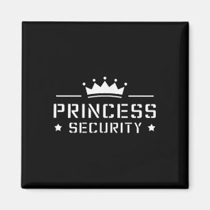 Íman Retro Princess Security Boys Brother Pai de Aniver