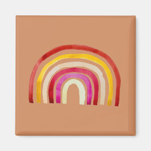 Íman Retro Rainbow cute watercolor