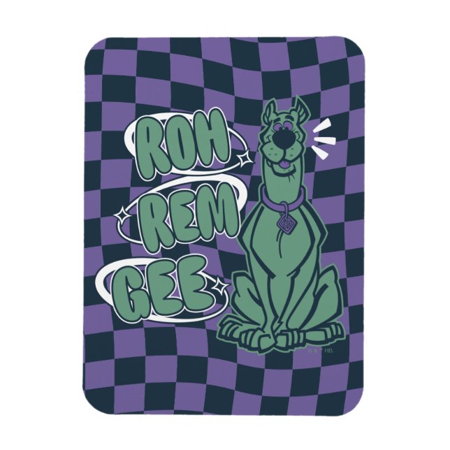 Íman Retro Scooby "OMG" (Vertical)