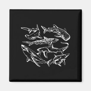 Íman Retro Shark Specik Ocean Marine Lover Fish Summer
