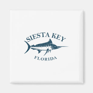 Íman Retro Siesta Key Florida Vintage Barco de Pesca