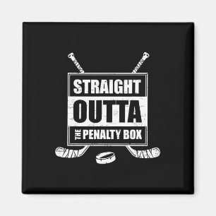 Íman Retro Straight Outta A Caixa De Penalidade Funny H