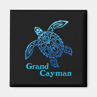Íman Retro tartaruga marinha tribal ilhas grand cayman