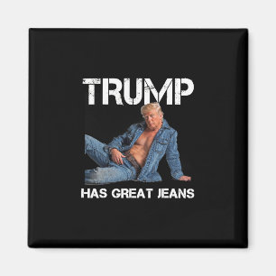Íman Retro Trump Tem Ótimas Jeans Meme Vintage