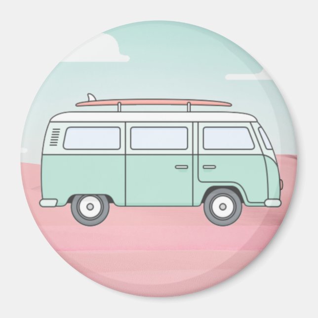 Íman Retro Van (Frente)