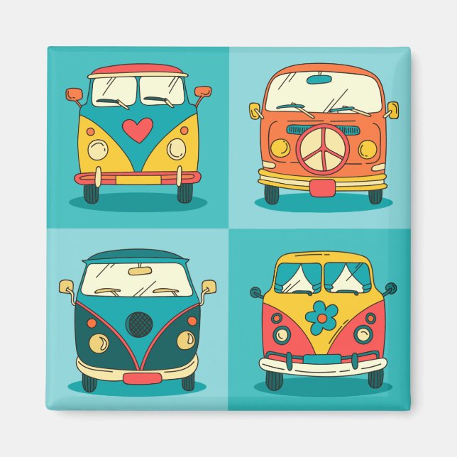 Íman Retro Van (Frente)