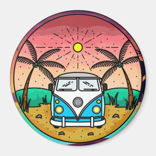 Íman Retro Van Magnet