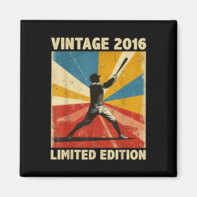 Íman Retro Vintage 2016 Baseball Lover Limited Edition (Frente)
