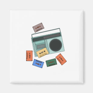 Íman Retro Vintage anos 80 Music