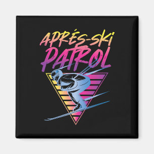 Íman Retro Vintage Anos 80 Patrulha Apos Esqui
