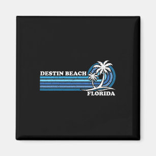 Íman Retro Vintage Family Vacing Florida Destin Beach