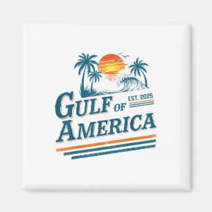 Íman Retro Vintage Golfo Da América Do Norte 2025 Gif A