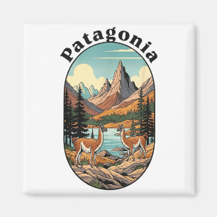 Íman Retro Vintage Patagônia Ao Ar Livre 