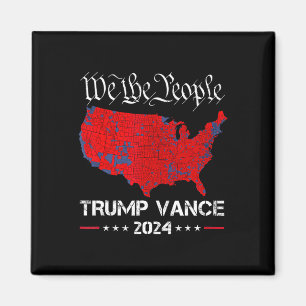 Íman Retro Vintage Trump Vance 2024 Nós, O Pessoas Elei