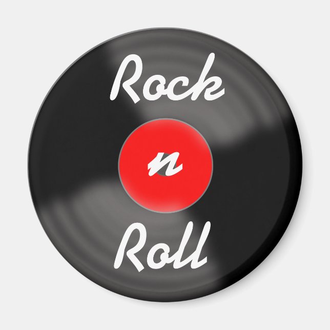 Íman Retro Vinyl Record Magnet Gift (Frente)