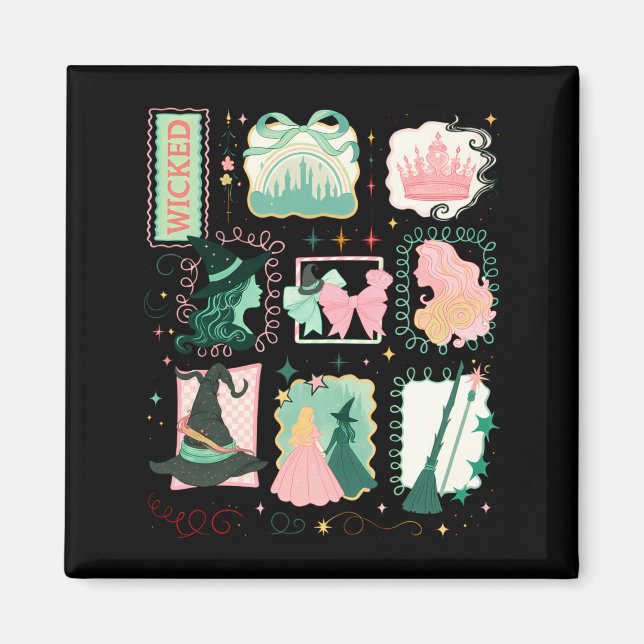 Íman Retro Wicked Stamps Christmas Vibes Clothing Long  (Frente)