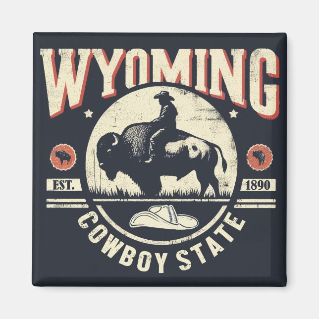 Íman Retro Wyoming (Frente)
