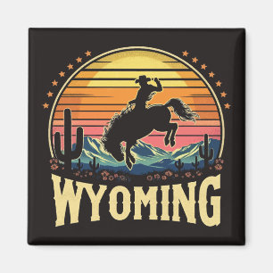 Íman Retro Wyoming Cowboy