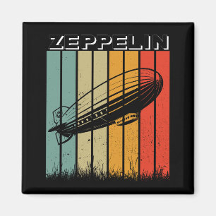 Íman Retro Zeppelin Dirigible Airship Zepelin Zepplin
