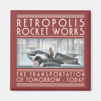 Íman Retropolis Rocket Works Magnet