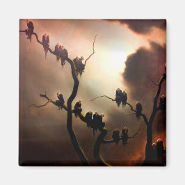 Íman Retrovisor - Fantasmas em uma árvore