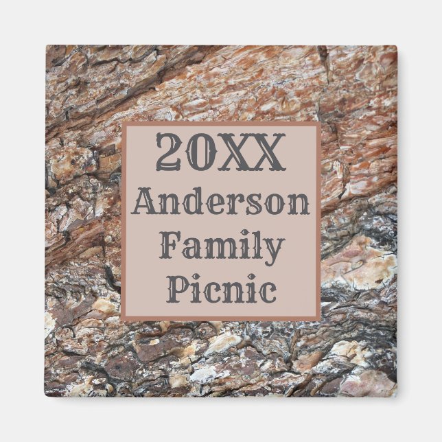 Íman Reunião Anual da Família de Latidos de Árvore Russ (Frente)