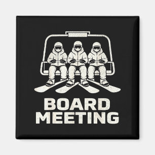 Íman Reunião de Conselho Engraçada Snowboarding Elevado