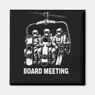 Íman Reunião de prancha de snowboard elevador de esqui