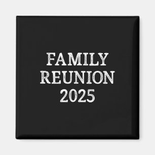 Íman Reunião Familiar 2025 - Estilo de Vintage -