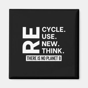 Íman Reutilizar reciclar Renovar Repensar Não Há Planet
