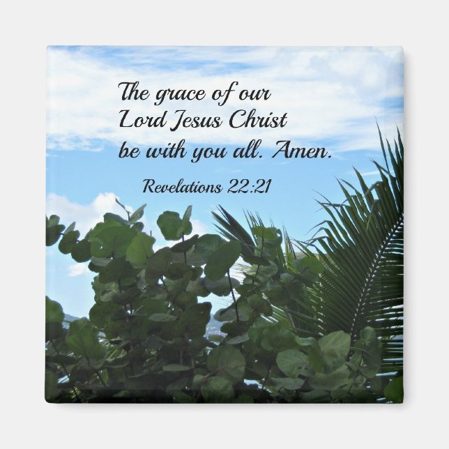 Íman Revelações 22:21 (Frente)