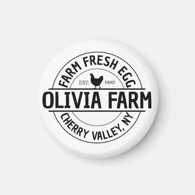 Íman Revendedor de Ovos do Nome do Proprietário da Faze (Frente)