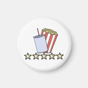 Íman Revisão de Filme de Pipoca de Bebida Personalizada