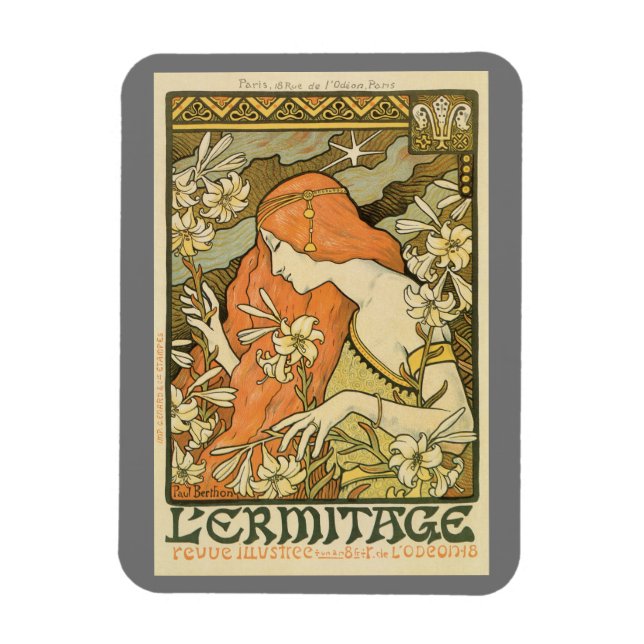 Íman Revista Ermitage Art nouveau (Vertical)