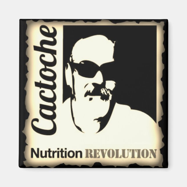 Íman Revolução da Nutrição Cactoche (Frente)