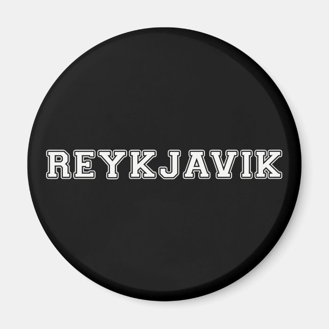 Íman Reykjavik Islândia (Frente)