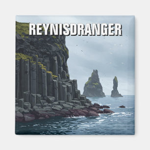 Íman Reynisdrangar Islândia Viagem