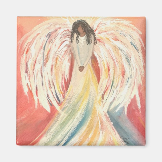 Íman Rezando anjo 2 Polegadas (Frente)