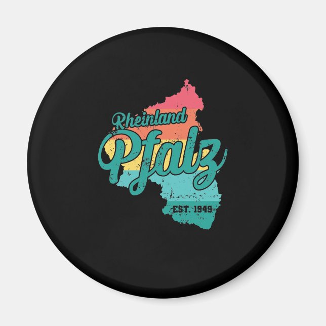 Íman Rheinland Pfalz Bundesland Deutschland (Frente)