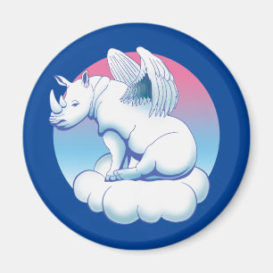 Íman Rhino Angel - Rinoceronte: Consciência de Conserv
