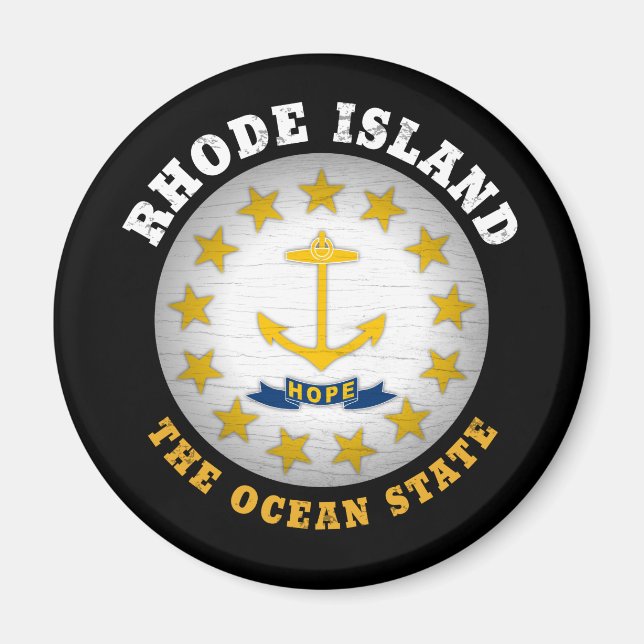 ÍMAN RHODE ISLAND OCEAN STATE FLAG (Frente)