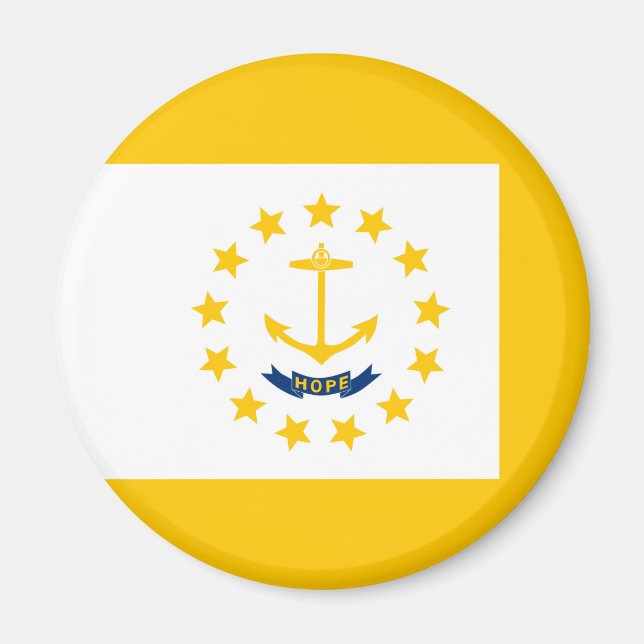 Íman Rhode Island State Flag Design (Frente)