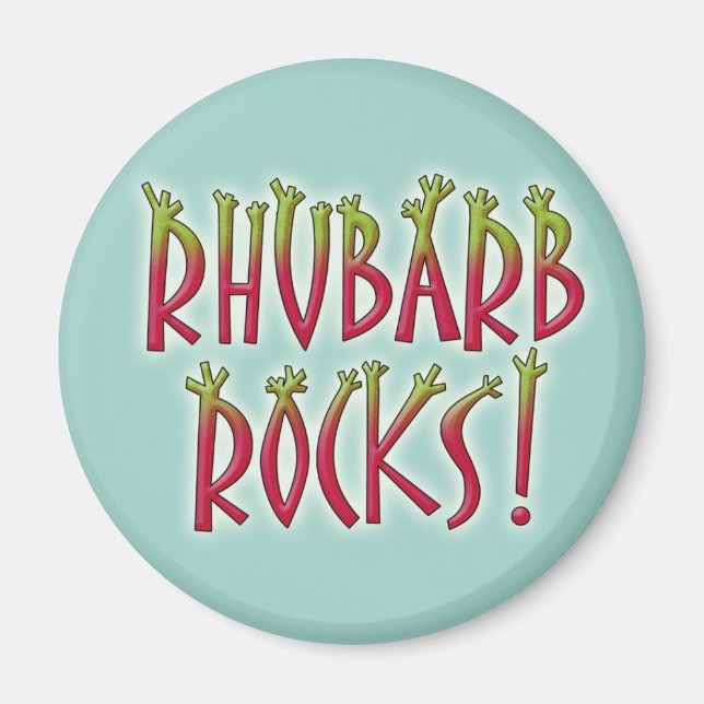 Íman Rhubarb Rocks (Frente)