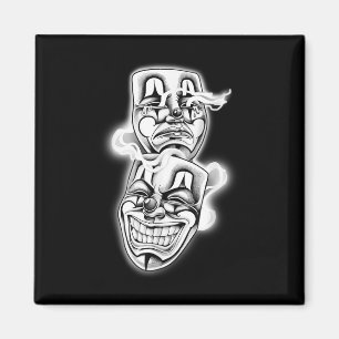 Íman Ria Agora Chore Mais Tarde Chicano Tattoo Flash