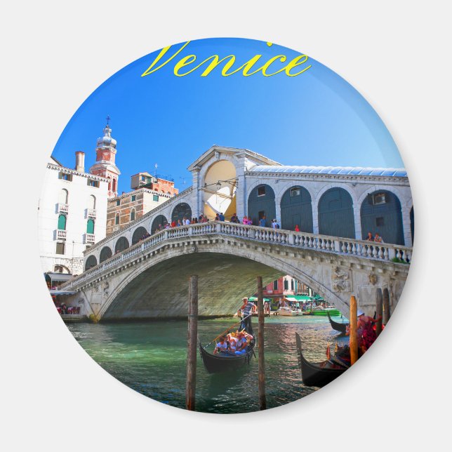 Íman Rialto Bridge Veneza - Foto Pro (Frente)